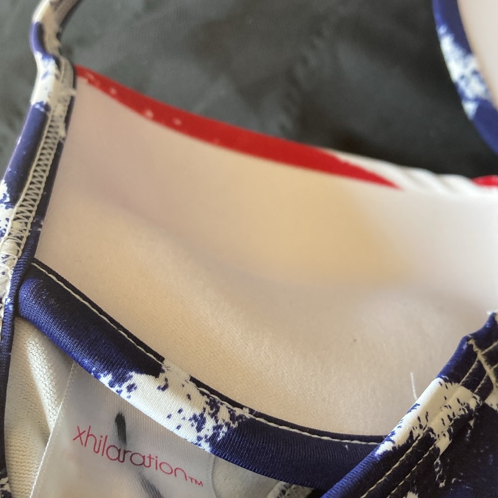 Xhilaration American flag bikini xs padded push-up under wire - Picture 14 of 15